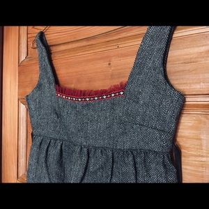 Free People tweed babydoll dress